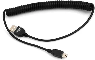 Obrázok produktu pre Špirálový kábel SYSTEM-S Mini USB 50-135 cm
