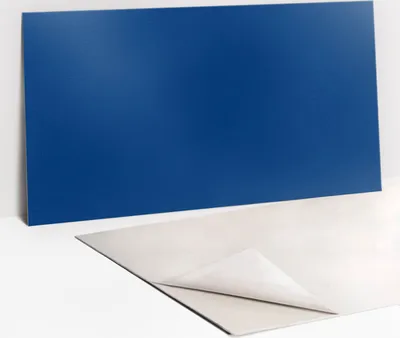 Obrázek produktu pro Ochranný Panel PVC - Samolepicí Vinylové Dlaždice na Stěnu - 100 x 50 - Modrá barva