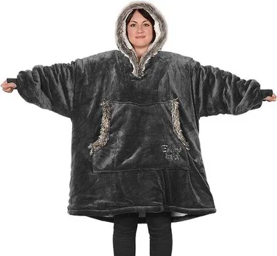 Productafbeelding van Grote Sherpa fleece deken, zacht en pluizig, voor dames en heren, ideaal voor de winter