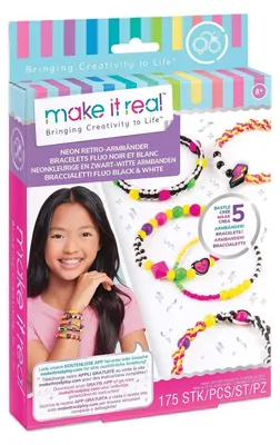 Produktbild von Make it Real MR1209, Armbänder-Bastelset für Kinder, 8 Jahr(e), Mehrfarbig, 175 Stück(e)