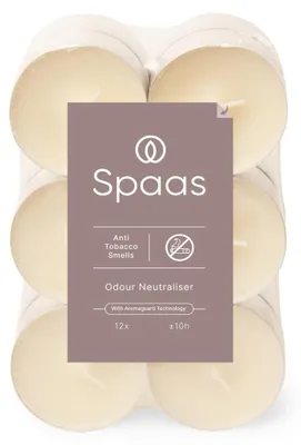 Zdjęcie produktu dla Spaas Candles 0392106.037, Okrągły, Kość słoniowa, 10 h, 12 szt.