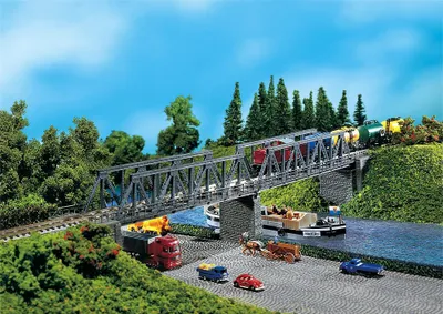 Produktbild von FALLER 222578 - 2 Kastenbrücken mit Brückenköpfen Spur N