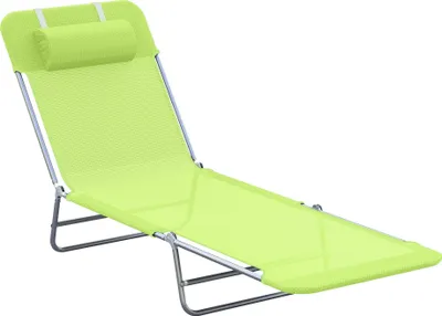 Produktbild von Fortuna Lai Sonnenliege Gartenliege Relaxliege 4 Farben, faltbare Bäderliege, Zweibeinliege für Garten & Balkon