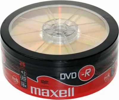 Produktbild von maxell DVD-R 120 Minuten 4.7 GB 16x 25er Shrink