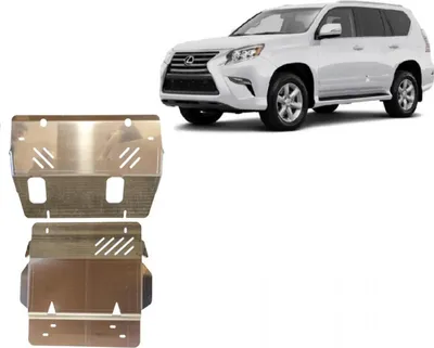 Immagine prodotto di Protezione antincastro in acciaio per motore in alluminio per Lexus GX460
