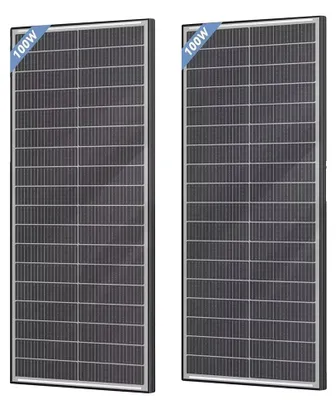 Obrázek produktu pro Solární panely, bifaciální design, vysoká účinnost, 100 W, 2 kusy