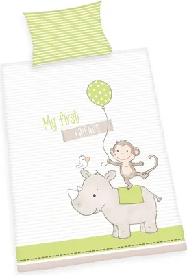 Produktbild von Herding Baby Best - Bettbezug - Bettwäsche - Flanell - 100x135 cm + 1 Kissenbezug