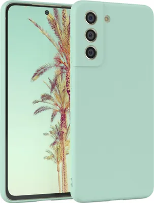 Produktbild von EAZY CASE - TPU Hülle für Samsung Galaxy S21 FE 5G, TPU Case stoßfeste Handyhülle, weiches Cover mit Kameraschutz, Silikonhülle in Grün