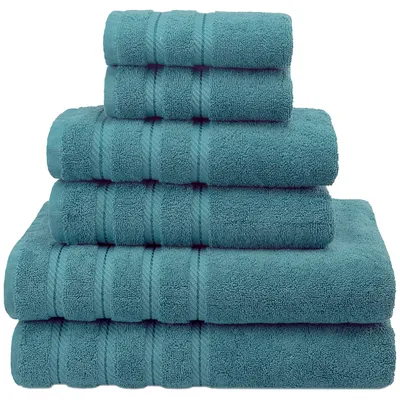 Productafbeelding van American Soft Linen, handdoeken set, 100% Turkse katoen, 6-delig, absorberend