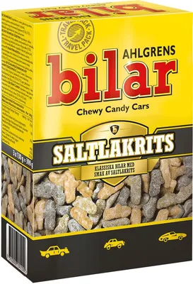 Produktbild von Ahlgrens Bilar Saltlakrits 390g