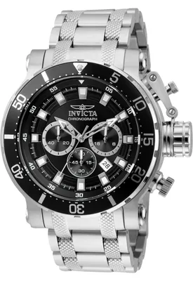 Zdjęcie produktu dla Invicta Coalition Forces 32704 Zegarek Męski - Mechanizm Kwarcowy - Stal Nierdzewna z Czarną Tarcza - 52 mm