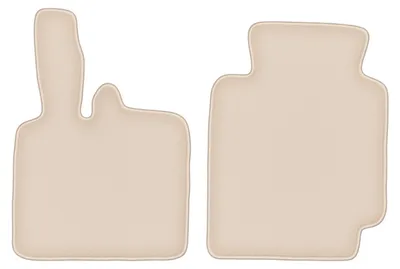 Produktbild von DURBAN Beige Velours-Fußmatten-Set für Smart ForTwo I Schrägheck (1998-2007)