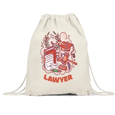 Produktbild von Lawyer Turnbeutel Gymsack  Law Lawyer Anwalt Gericht Gesetz Paragraph Jus Jura Lernen Studium Verhandlung Gerechtigkeit