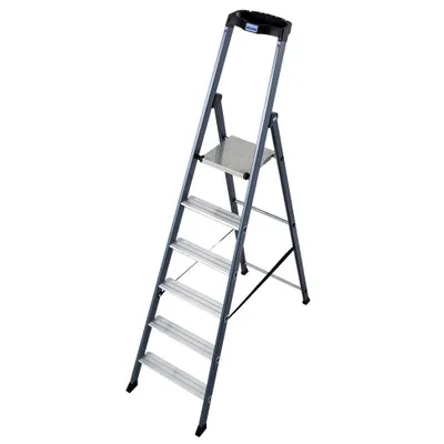 Produktbild von Krause 124203 Sepro Stehleiter Elox. 6 Stufen