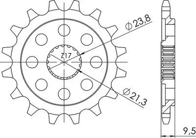 Productafbeelding van Voorstellingskast 342 14, Zelfreinigend, Voor Honda Cr 250 '88-'07, Crf 450 '02-'22, Crf 250R '22-'23, Trx 450/700 (Jtf284)