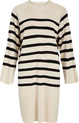 Produktbild von Object Ester Langes Kleid Mit Langen ärmeln Beige S Frau Beige S