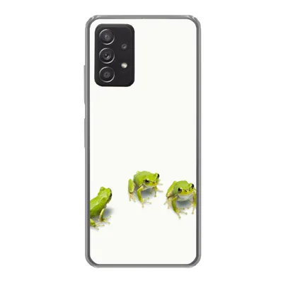 Produktbild von MuchoWow® Handyhülle Schutzhülle Hülle für Samsung galaxy a73 Frosch - Tiere - Grün Silikon Softcase Handy Hülle - Handyhülle