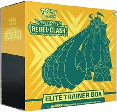 Produktbild von Pokémon Sword & Shield-Rebel Clash Elite Trainer Box, Cartoon