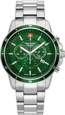 Immagine prodotto di Orologio da uomo Swiss Alpine Military cronografo analogico al quarzo 7089.9134SAM acciaio inossidabile