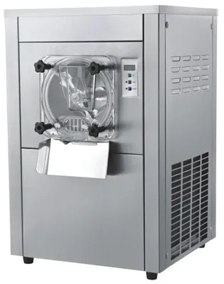 Produktbild von Gino Gelati Speiseeismaschine Gastro 25L 1600W Tischgerät Edelstahl