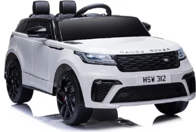 Immagine prodotto di Auto elettrica per bambini "Range Rover Velar" - licenza - batteria 12V7AH,2 motori+ 2.4Ghz+sedile in pelle+EVA-bianco