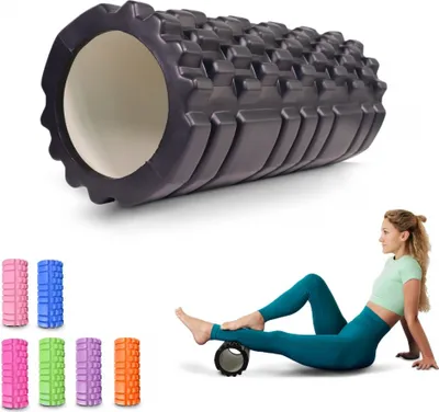 Produktbild von Mobiclinic Fitness, Faszienrolle, FitRoller, Schaumstoff und EVA, 14x33 cm, Pilates, Yoga, Für den gesamten Körper, 3 Intensitätsstufen