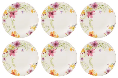 Produktbild von Villeroy & Boch Mariefleur Basic 6er Set Speiseteller rund D. 27cm Porzellan