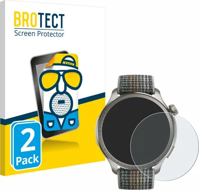 Produktbild von 2x BROTECT Schutzfolie für Huami Amazfit Balance Displayschutz Displayschutzfolie Folie Matt Entspiegelungsfolie
