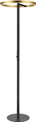 Produktbild von SLV 1006353 ONE STRAIGHT FL, Stehleuchte schwarz/messing 20W 1200lm 2700/3000K CRI90 140°