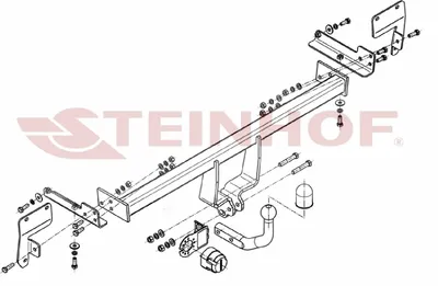 Produktbild von Z548038 Anhängerkupplung passend für SUZUKI Swift 10/2010-2017 starr