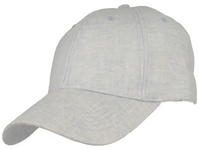 Damen Baseball-Cap aus Leinen und Baumwolle von Fiebig in blau