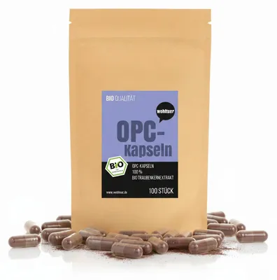 Produktbild von Wohltuer OPC Traubenkernextrakt - 100 Kapseln