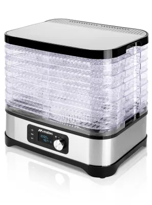 Produktbild von MalTec Dörautomat mit Timer Dörrgerät 450W Lufttrockner mit 5 Ebene für Lebensmittel Pilzen Fleisch Fisch Früchte Obst Herbst