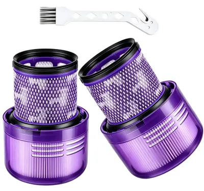 Ersatzfilter für Dyson V11 V15, 2er-Pack + Bürste