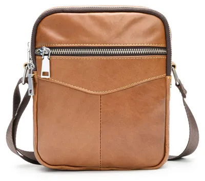 Produktbild von Omgoods – Ledertasche für Herren, wasserdichte Umhängetasche