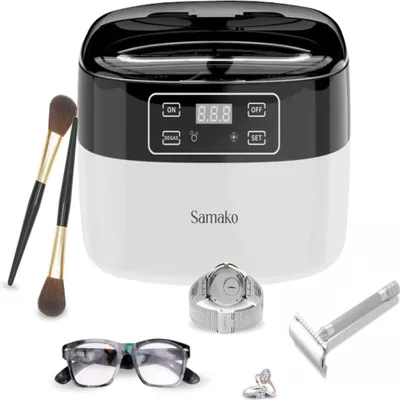 Produktbild von Samako Samako Professional Ultrasonic Cleaner - Reiniger - Ultraschallbad - Gläser - Schmuck - Uhren - Make-up Pinsel - 750 ml
