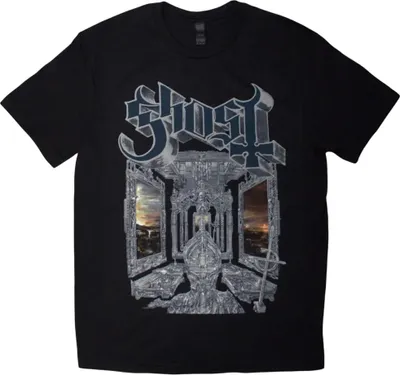 Image de Ghost - T-shirt « Skeleta » pour hommes/femmes Unie RO15466 (XXL) (Noir)