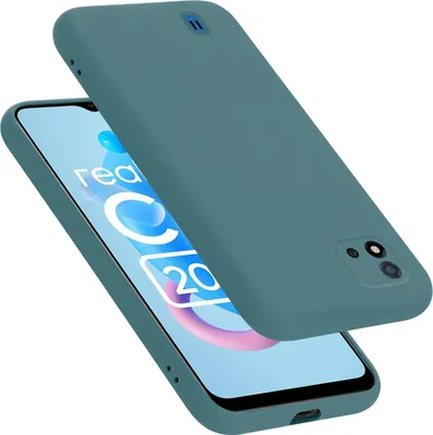 Obrázek produktu pro Cadorabo Protective Case for Realme C11 2021 Case in Green Obal na mobilní telefon TPU Etui