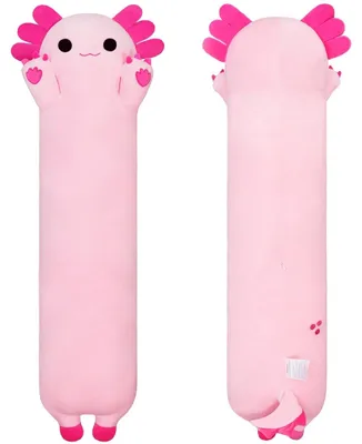 Produktbild von 90 cm Axolotl Plüschkissen - Süßes Kuscheltier für Kinder