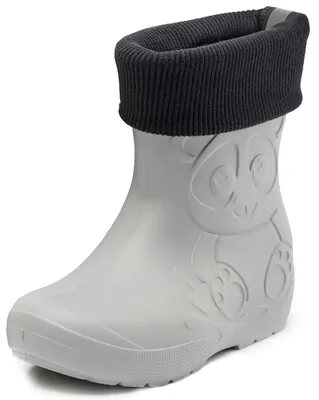 Produktbild von Ladeheid Kinder Federleichte Gummistiefel Thermo mit Fütterung LA-CA-Panda249(Grau, 22/23)