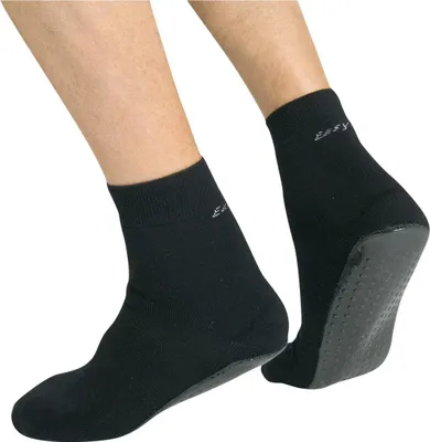 Image de Chaussettes antidérapantes Suprima, Noir, Taille 39/42