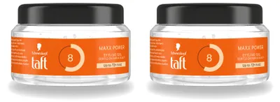 Zdjęcie produktu dla 2 sztuki Taft Men Power Gel Maxx Power 8 - 250 ml - Opakowanie ekonomiczne