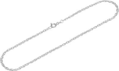 Produktbild von Fusskette 925 Sterling Silber 26cm Doppelanker Kette Damen Anker Fusskettchen