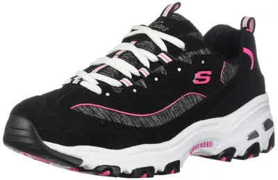 Produktbild von Skechers Damen Sneaker D´Lites ME TIME Schwarz/Pink, Schuhgröße:EUR 37