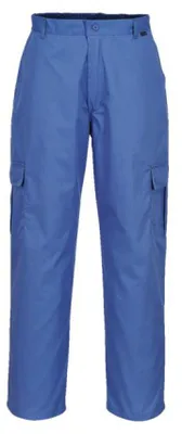 Imagen del producto de Portwest AS11, pantalón antistático ESD, color azul Hamilton, talla S