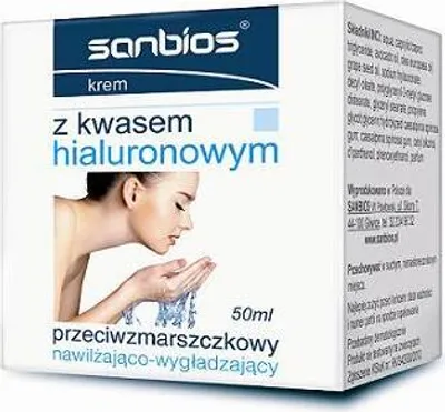 Obrázok produktu pre SANBIOS krém s kyselinou hyalurónovou 50ml
