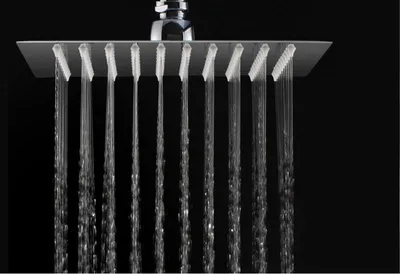 Produktbild von Regendusche Edelstahl-Duschkopf DPG2023 superflach - 20 x 20 cm