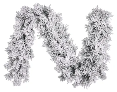 Produktbild von Black Box Trees Dinsmore Weihnachtsgirlande - L270 cm - Grün Frosted
