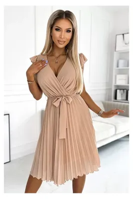 Produktbild von Kleid NUMOCO POLINA 374-5 BEIGE Größe: S