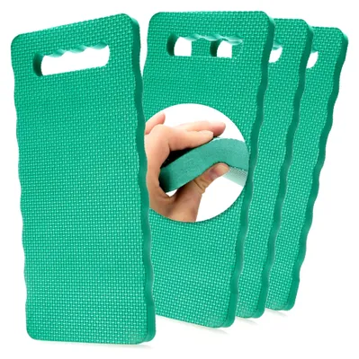 Produktbild von 4er Set Kniekissen für den Garten - Kniematte für Gartenarbeit und Freizeit - Wasserbeständige Knieschutzmatte (grün)